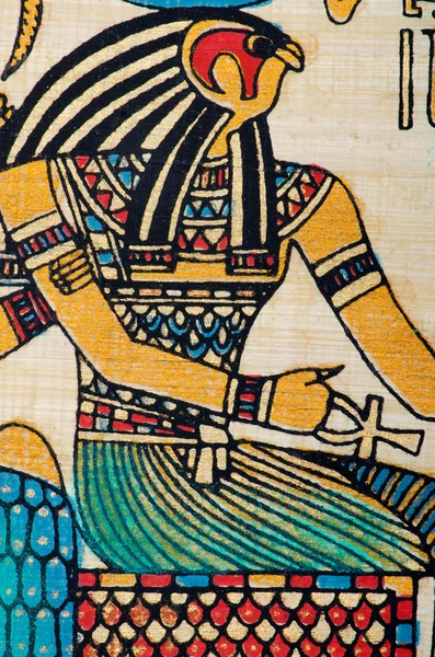 Egyptské historie koncept s papyru — Stock fotografie