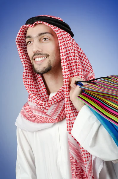 Arab s dárkové tašky — Stock fotografie