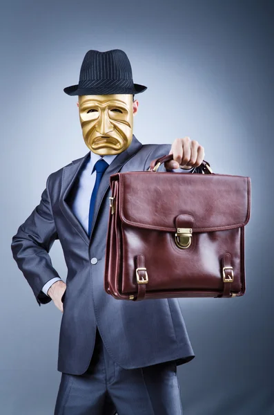 産業スパイの概念のビジネスマン — ストック写真