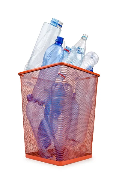 Bouteilles plastiques dans le concept de recyclage — Photo