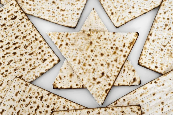 Matza brood voor Pascha feest — Stockfoto