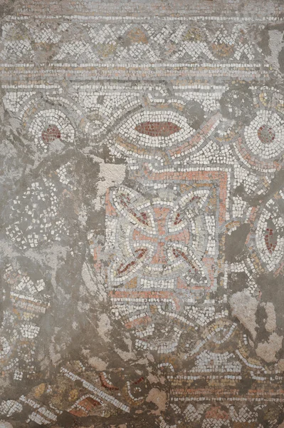 Ancienne texture de mosaïque ornementale — Photo