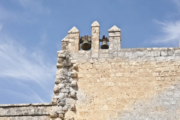 Muro del vecchio monastero.Israele — Foto Stock