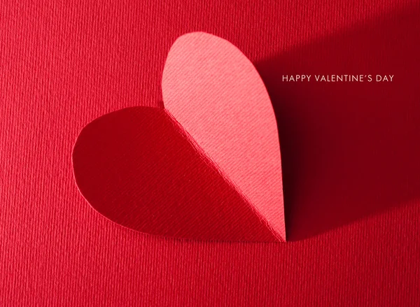Pohlednice. srdce pro Valentýna — Stock fotografie