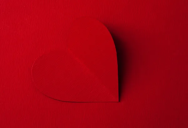 Paper Valentine 's heart — стоковое фото