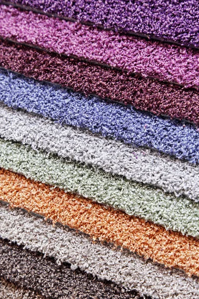 다른 색깔의 카펫 — 스톡 사진