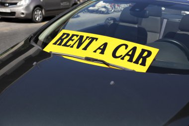 Rent a car clipart