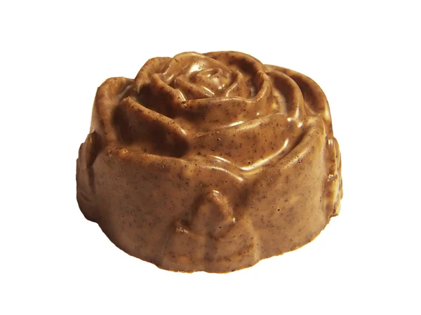 Natural handmade soap coffee, in the form of roses. — Stock Photo, Image