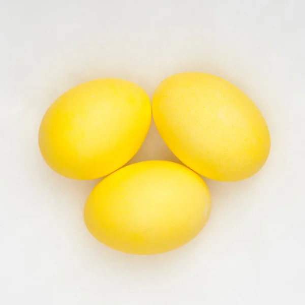Yellow eggs — Stock Photo, Image