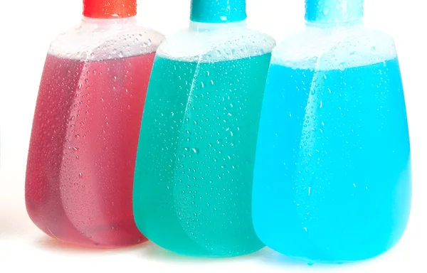 Jabón líquido, gel, champú —  Fotos de Stock