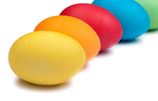 Gefärbte Eier — Stockfoto
