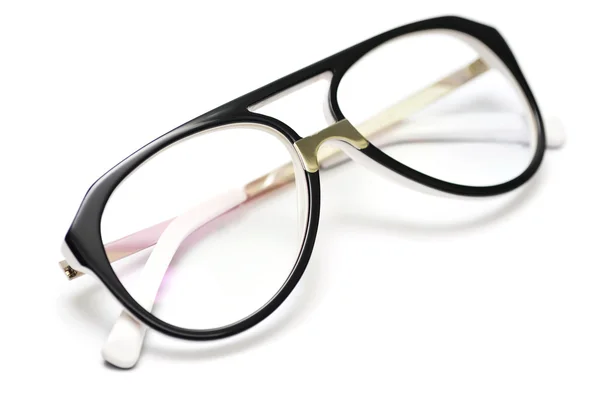 흰색으로 분리 된 안경 — 스톡 사진
