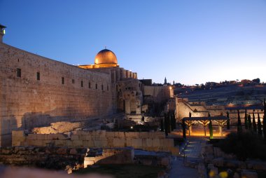 Israel - Dome Of The Rock in Jerusalem clipart