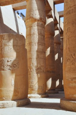 karnak Tapınağı, luxor, Mısır, sütunlar