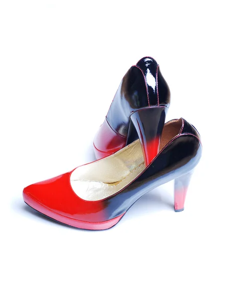 Sexede røde sko - Stock-foto