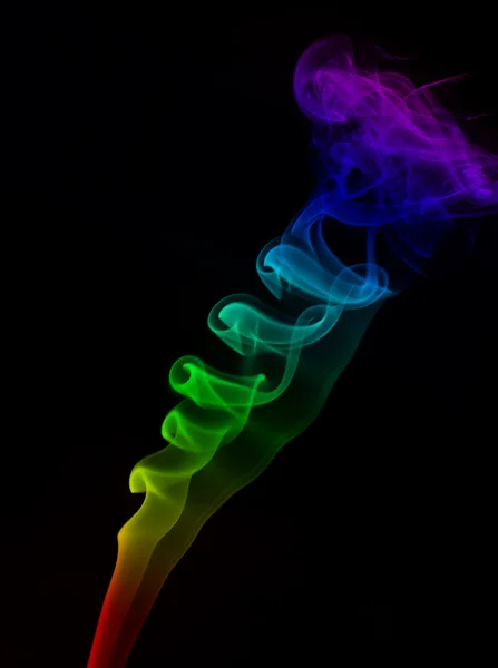 Радужный дым — стоковое фото