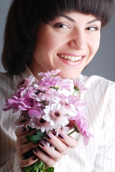 Bloemenmeisje — Stockfoto