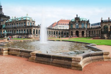 Zwinger Palace in Dresden, Germany clipart