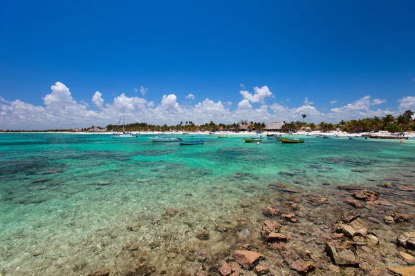 Tropické pobřeží v Mexiku — Stock fotografie