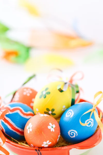 Uova di Pasqua dipinte a mano — Foto Stock