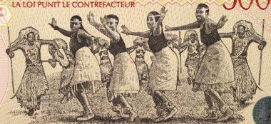 Dancers from Rwanda clipart