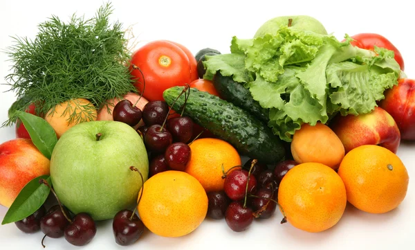 Érett gyümölcs- és zöldségfélék — Stock Fotó