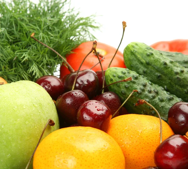 Ripe fruit and vegetables — Stock Photo, Image