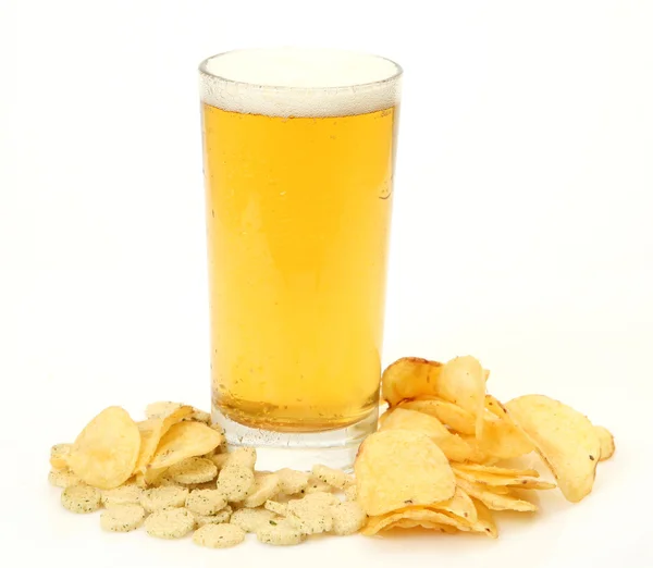 Beer in a glass — Stock Photo, Image