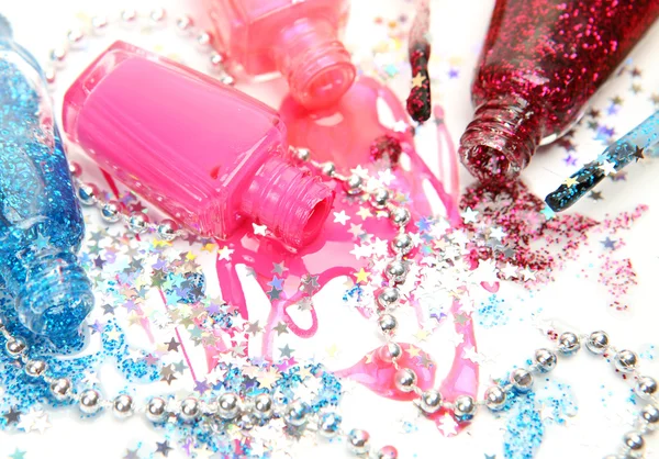 Color nail polish Royalty Free Stock Images