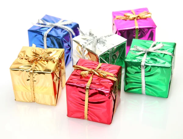 Schachteln mit Geschenken — Stockfoto