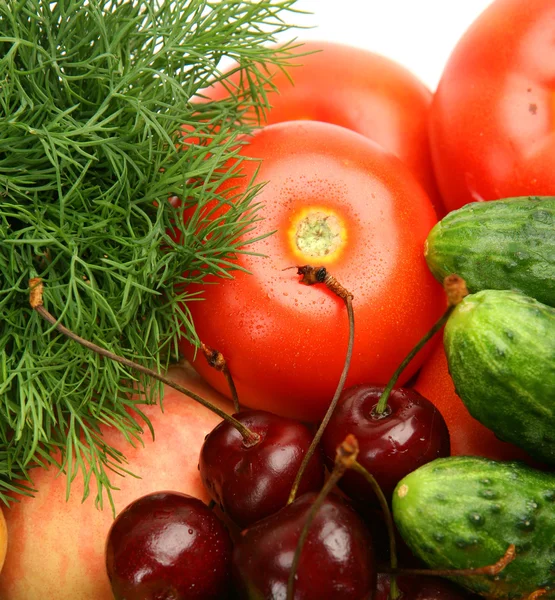 Rijp groenten en fruit — Stockfoto