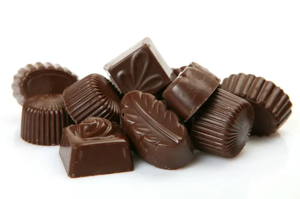 Шоколадні цукерки Стокове Фото