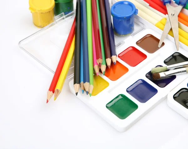 Pitture e matite — Foto Stock