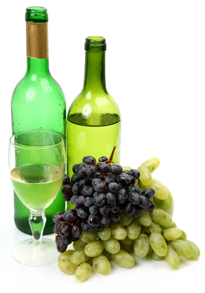 Wine and grapes — Stock Photo, Image