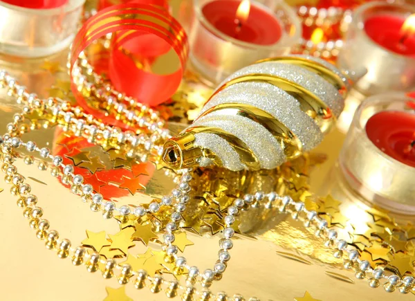 Nový rok ornamenty — Stock fotografie
