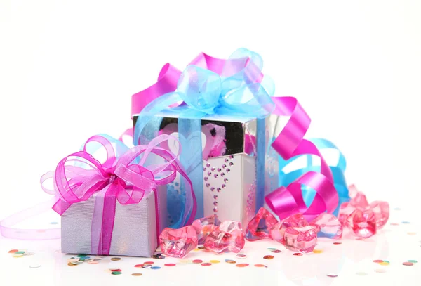 Schachteln mit Geschenken — Stockfoto