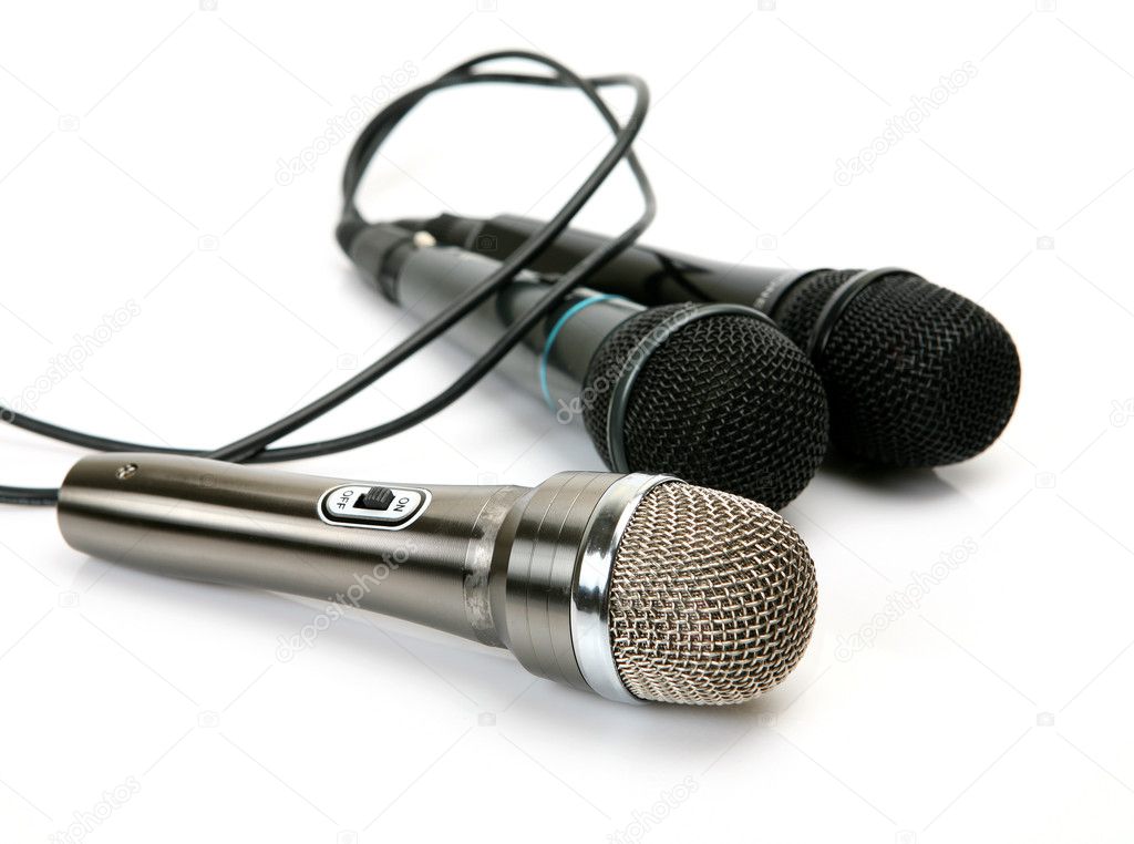 Three microphones