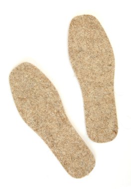 Insoles from sheep a wool clipart