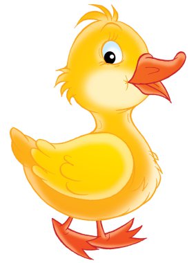 Yellow duck clipart