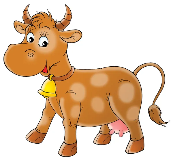 Brown cow — Zdjęcie stockowe