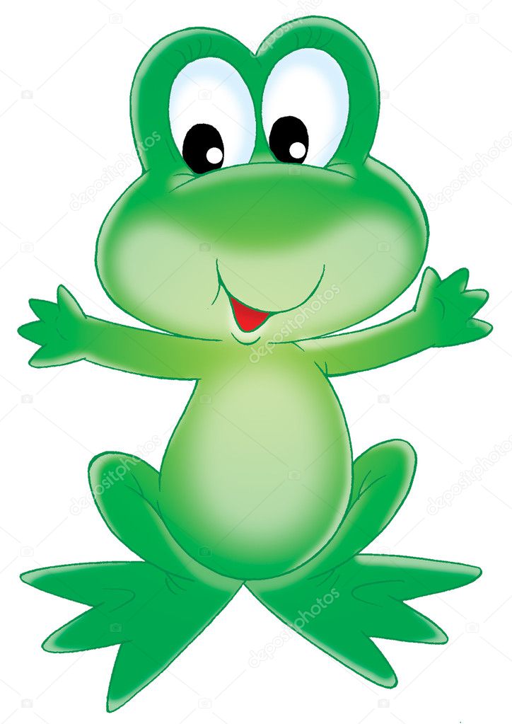 Green frog — Stock Photo © AlexBannykh #8857421