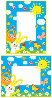 Easter borders clipart