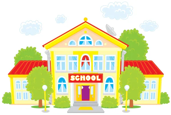 Schule — Stockvektor