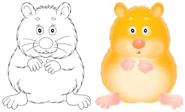 Funny Hamster clipart