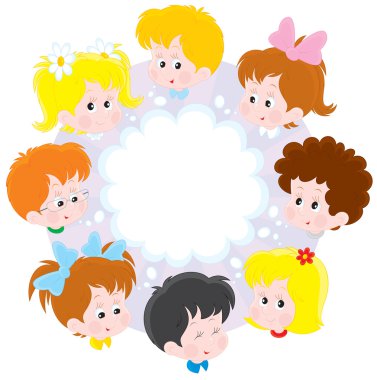 Little friends clipart