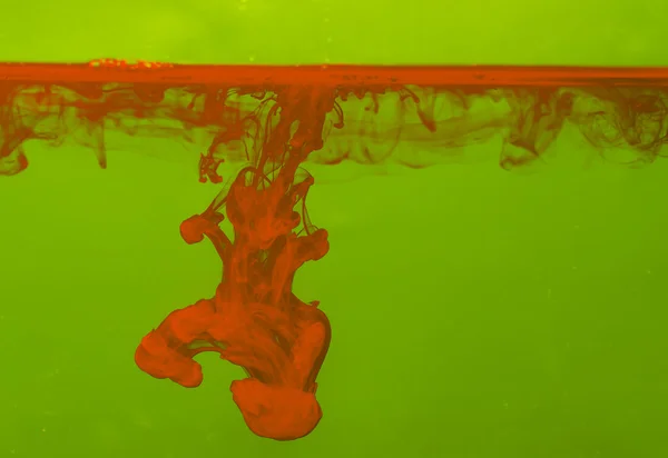 Renkli su sıçraması — Stok fotoğraf