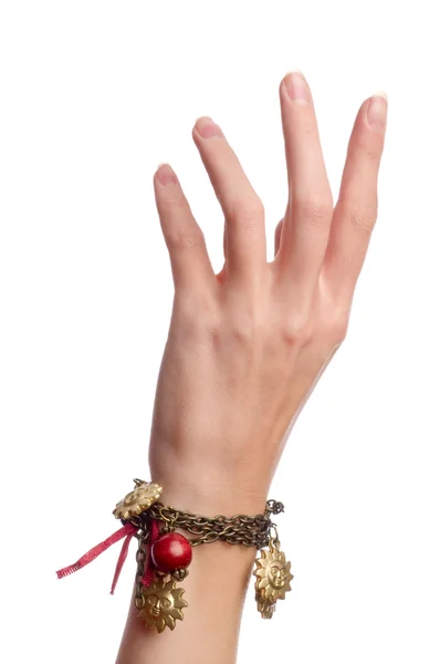Bracelet on hand — Stock Photo, Image