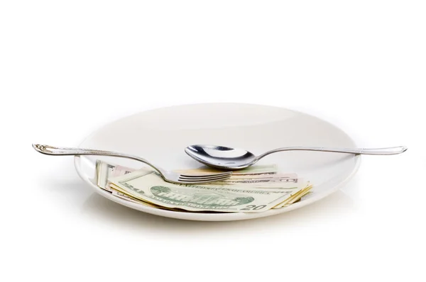 stock image Creative money food