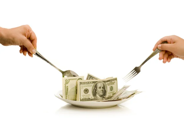 stock image Creative money food