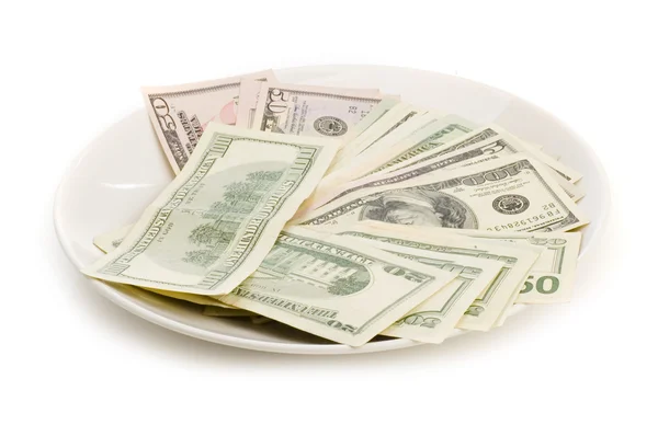 Creative money food — Stock Photo, Image